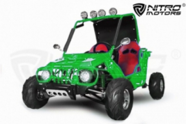 125cc Midi Buggy Automatik mit Returgang | E-Start | 3 Scheibenbremsen | Go Kart